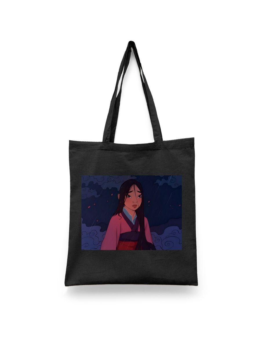 

Шоппер унисекс Каждому Своё Мулан/Mulan MUML3, черный, Мулан/Mulan MUML3