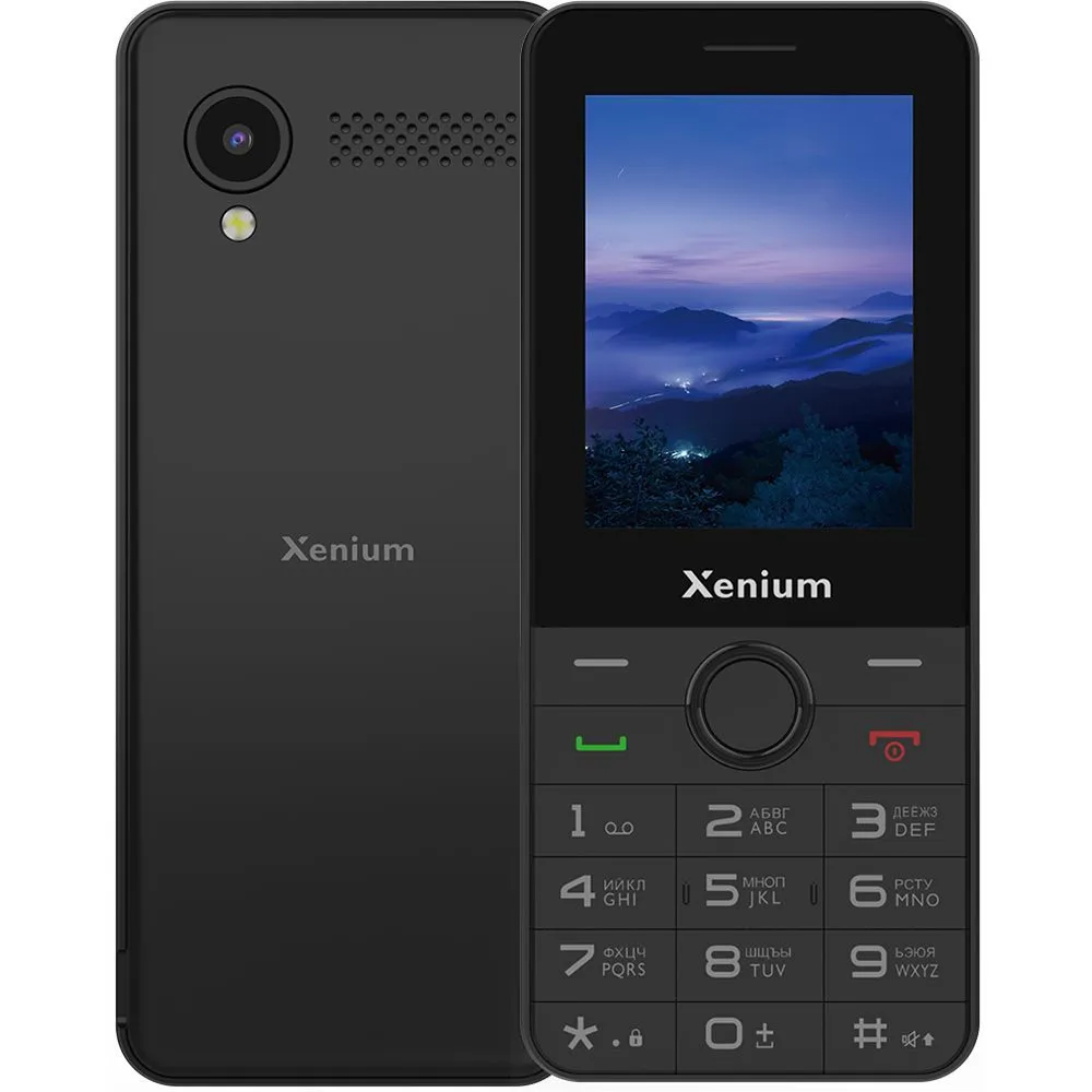

Мобильный телефон Xenium X240 черный (00-90013427), X240