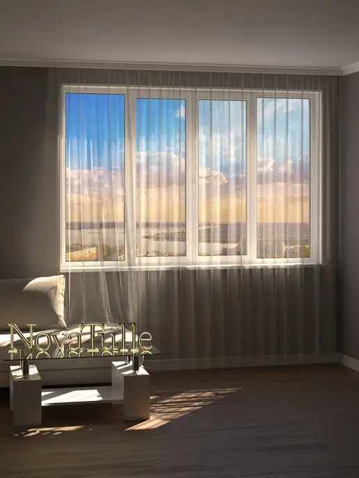 

Тюль NovaTulle сетка грек кремовый 600х290, тгрек5