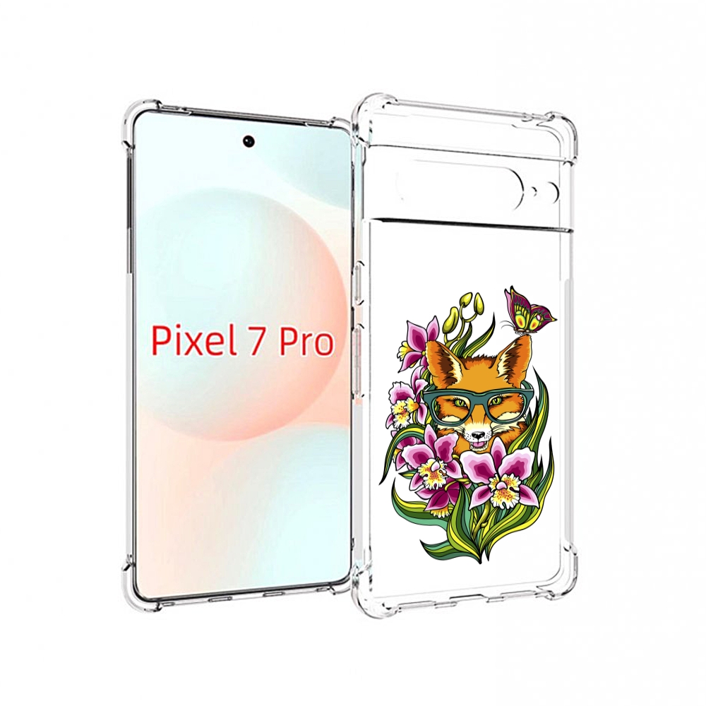 

Чехол Mypads Лиса В Цветах Для Google Pixel 7 Pro, Прозрачный, Tocco