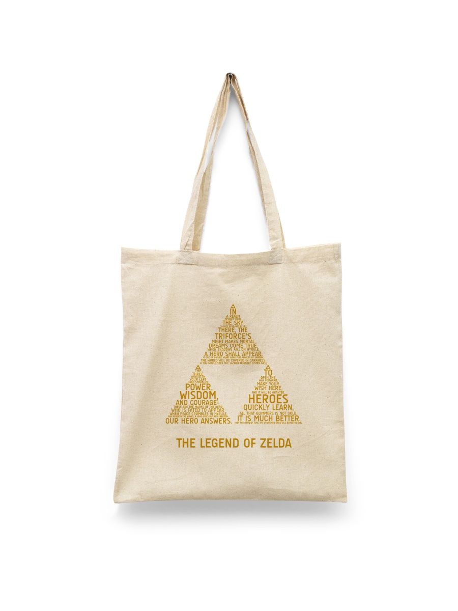 

Шоппер унисекс Каждому Своё Легенда о Зельде/The Legend of Zelda GMZL23, белый, Легенда о Зельде/The Legend of Zelda GMZL23