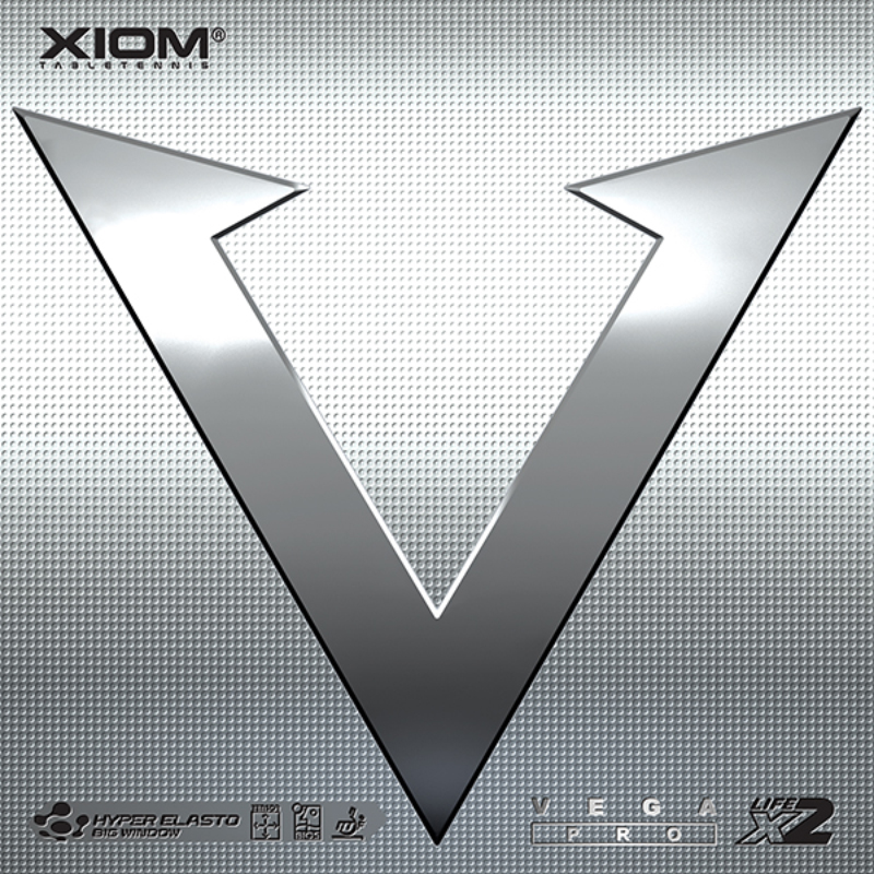 Накладка для настольного тенниса XIOM Vega Pro, Black, 2.0