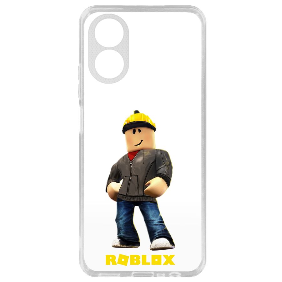 

Чехол-накладка Krutoff Roblox-Строитель для Oppo A18, Прозрачный