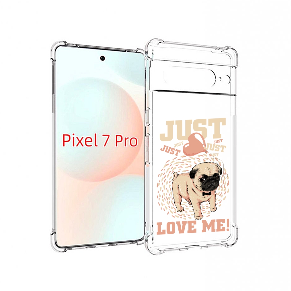 

Чехол Mypads Люби Меня Для Google Pixel 7 Pro, Прозрачный, Tocco