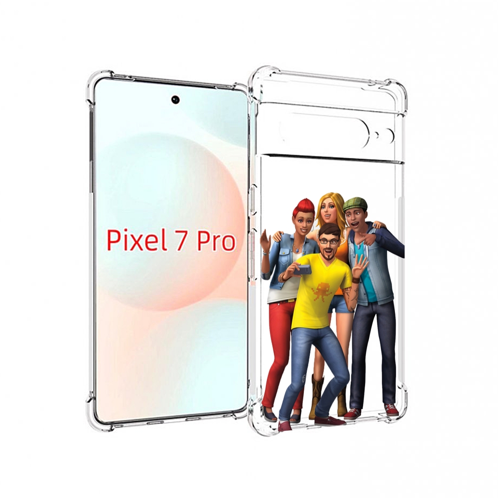 

Чехол Mypads Sims Для Google Pixel 7 Pro, Прозрачный, Tocco