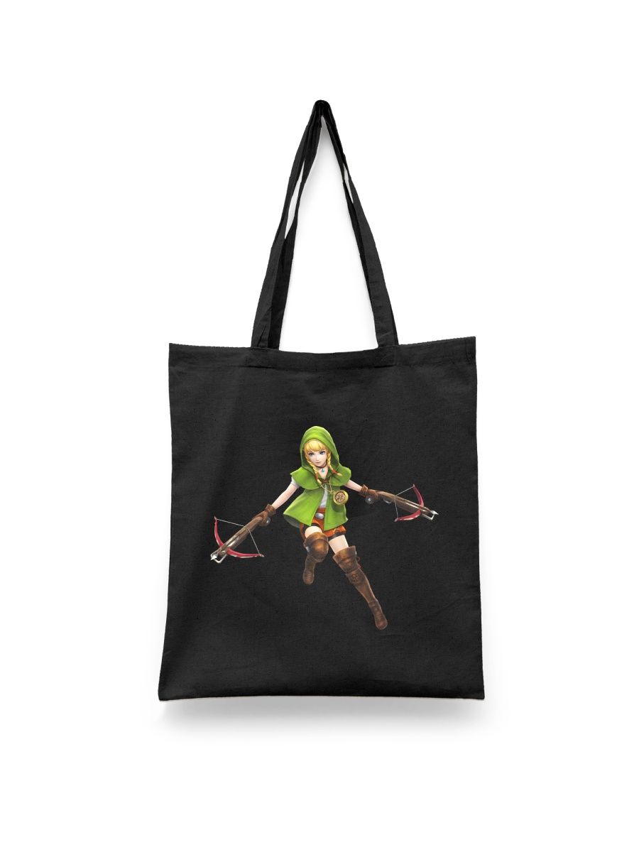 

Шоппер унисекс Каждому Своё Легенда о Зельде/The Legend of Zelda GMZL1, черный, Легенда о Зельде/The Legend of Zelda GMZL1