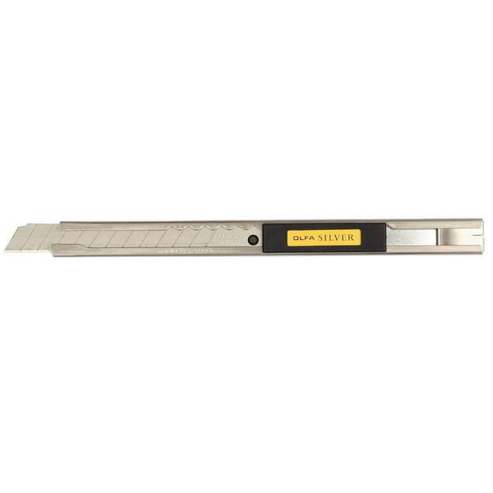 Нож OLFA OL-SVR-1, с выдвижным лезвием, нержавеющая сталь, 9 мм