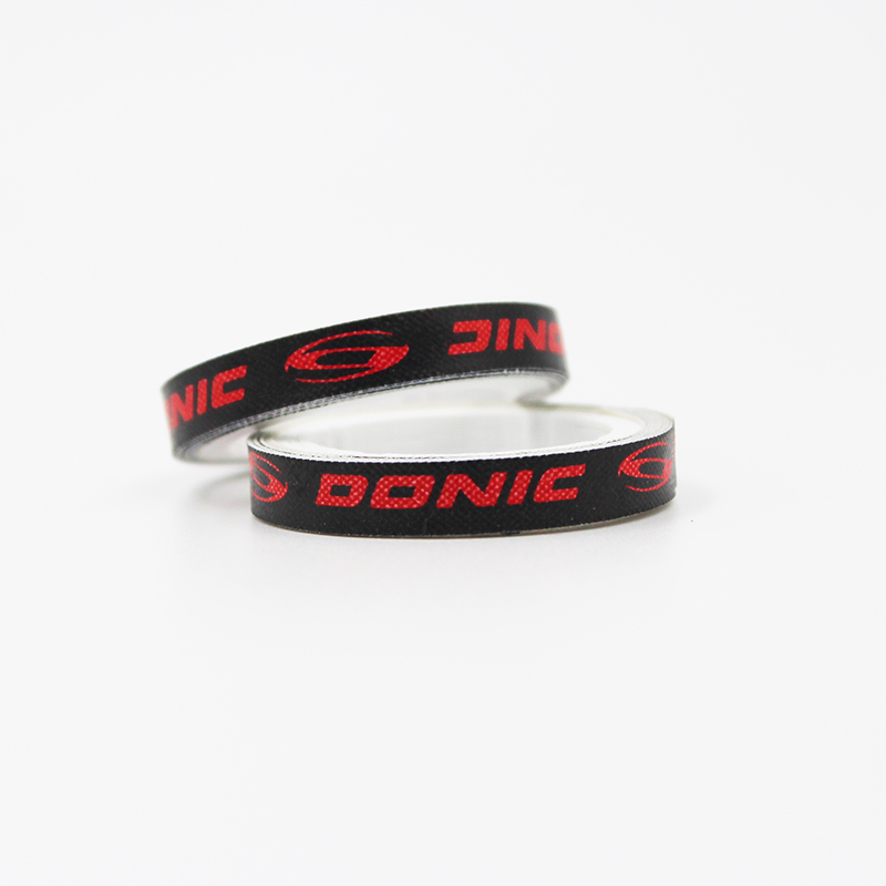 Торцевая лента для настольного тенниса Donic 1m/6mm, Black/Red