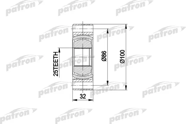 ШРУС PATRON PCV2273