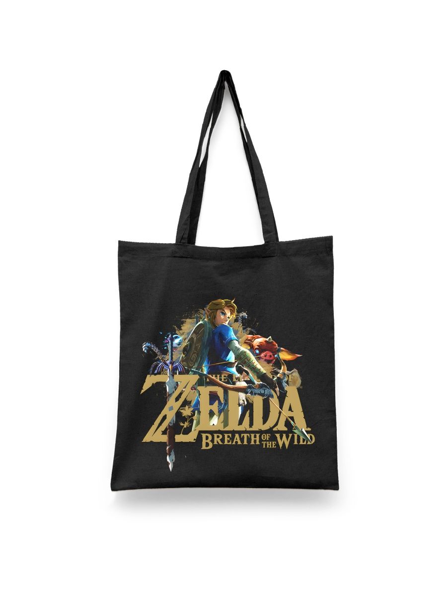 

Шоппер унисекс Каждому Своё Легенда о Зельде/The Legend of Zelda GMZL19, черный, Легенда о Зельде/The Legend of Zelda GMZL19