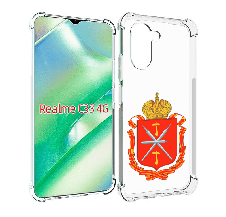 

Чехол MyPads герб-тульская-область для Realme C33 4G, Прозрачный, Tocco