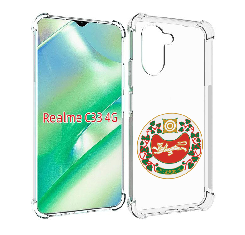 

Чехол MyPads герб-хакасия-абакан для Realme C33 4G, Прозрачный, Tocco