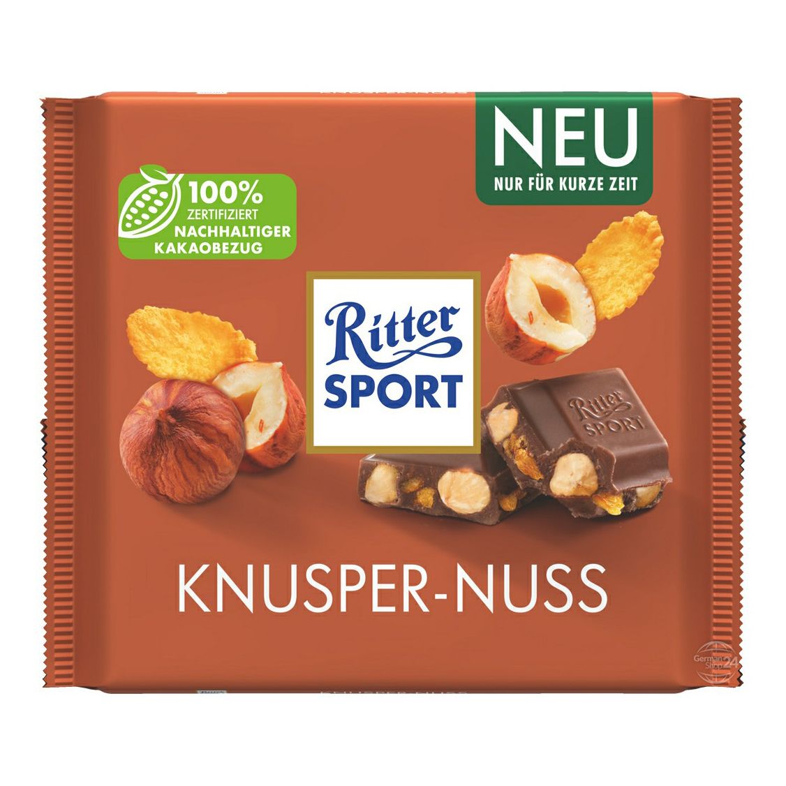 

Шоколад Ritter Sport молочный цельный лесной орех и хлопья 250 г