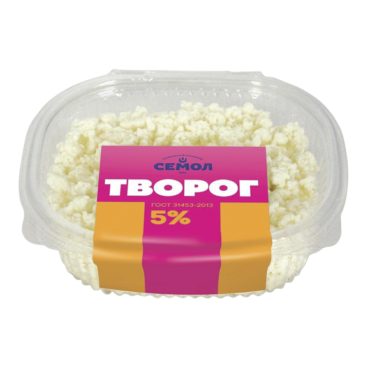 

Творог рассыпчатый Семол 5% бзмж 400 г