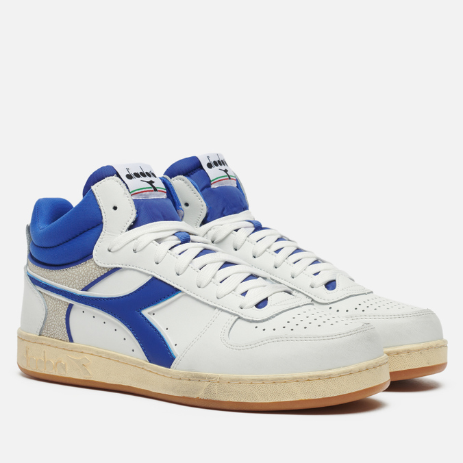 фото Кроссовки мужские diadora magic basket demi cut icona белые 44 eu