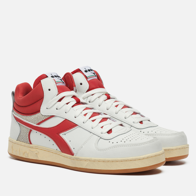 фото Кроссовки мужские diadora magic basket demi cut icona белые 44 eu