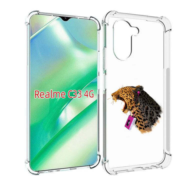 

Чехол MyPads MP3 для Realme C33 4G, Прозрачный, Tocco