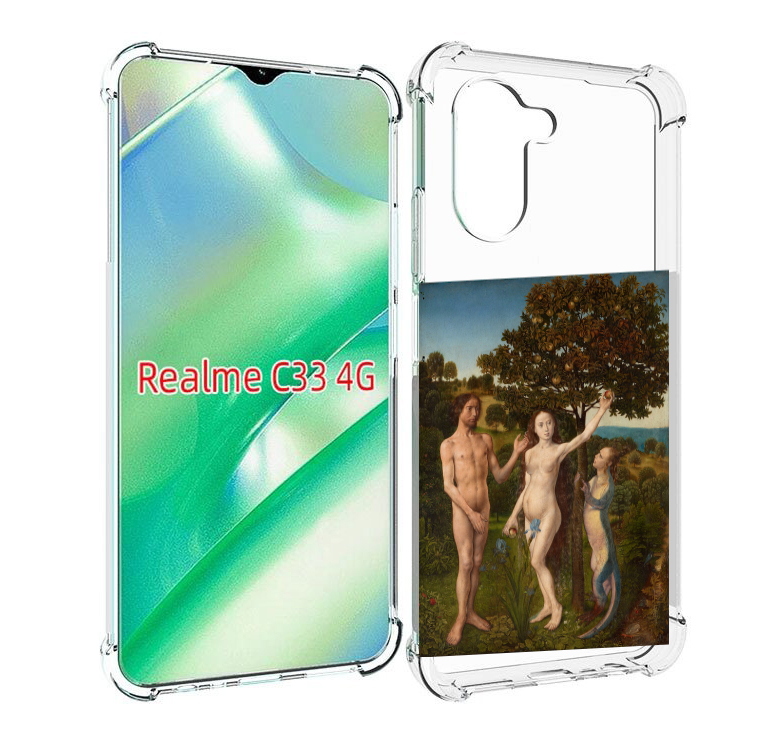 

Чехол MyPads грехопадение для Realme C33 4G, Прозрачный, Tocco