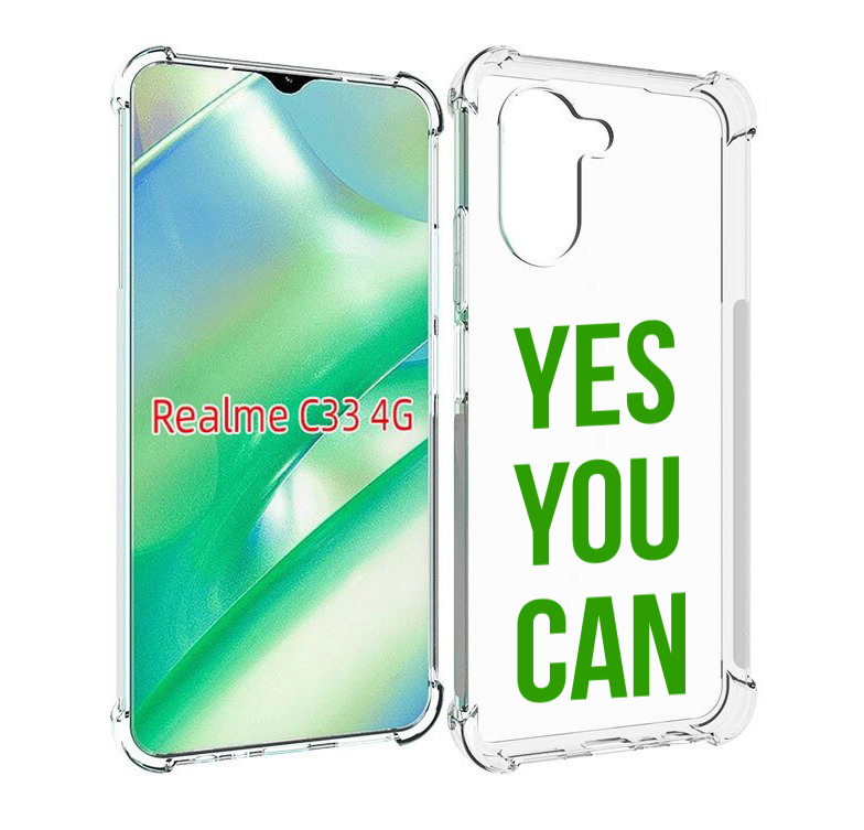 

Чехол MyPads да-ты-можешь для Realme C33 4G, Прозрачный, Tocco