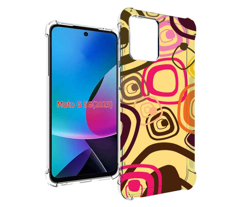 

Чехол MyPads абстракция-на-желтом-фоне для MOTO G 5G 2023, Tocco