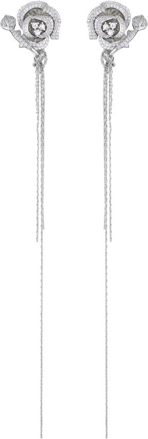 

Серьги из латуни с фианитом Caviar Jewellery SG014, SG014