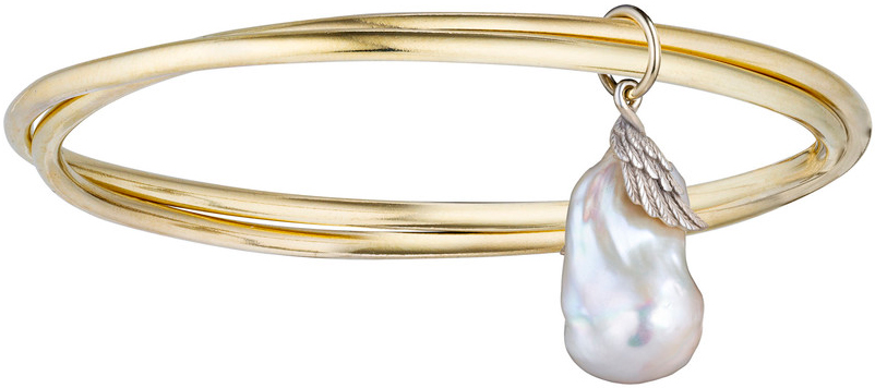 

Браслет из латуни с жемчугом р. 17 Caviar Jewellery DTE014, DTE014