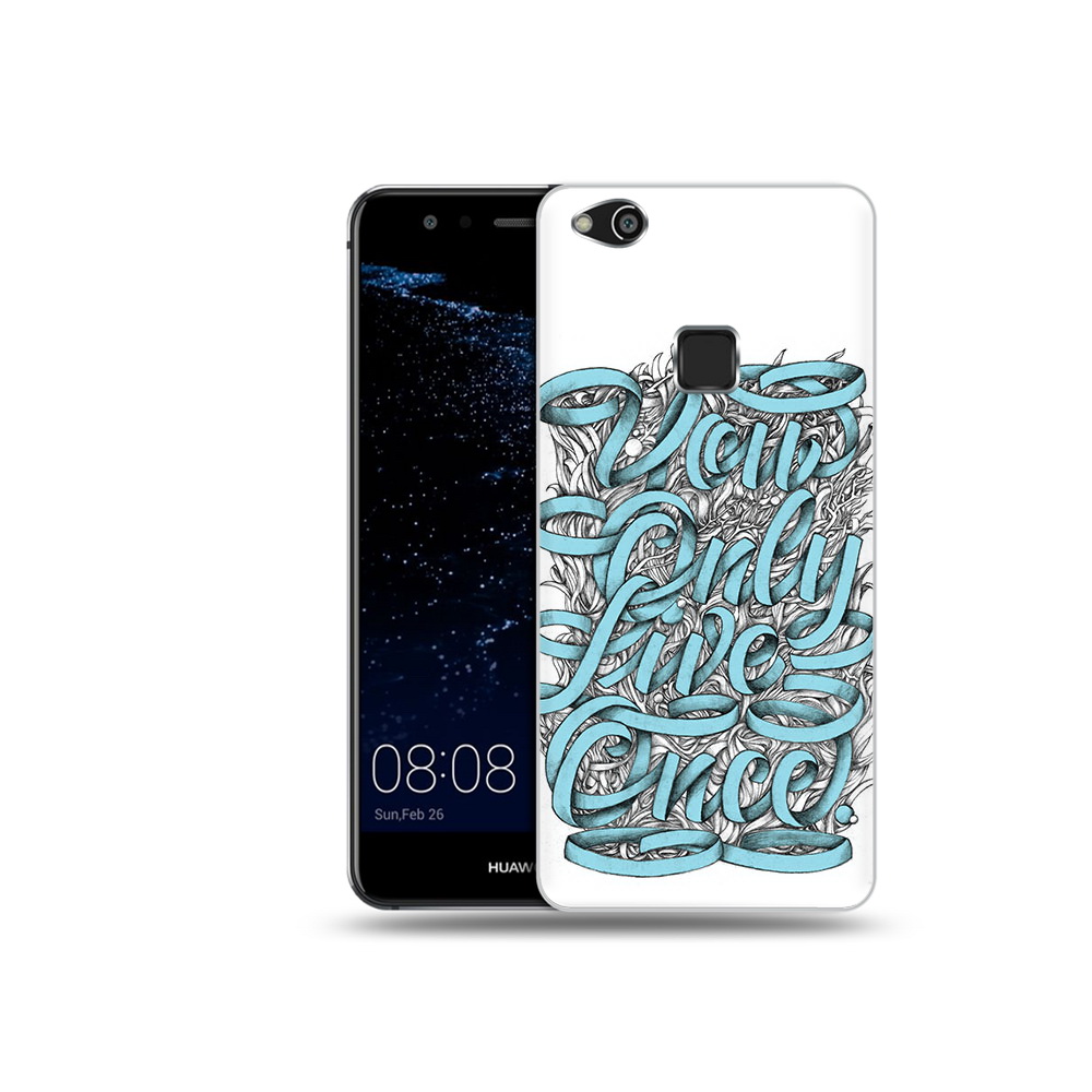 

Чехол MyPads Tocco для Huawei P10 Lite слова из ленты абстракция (PT62135.59.607), Прозрачный, Tocco