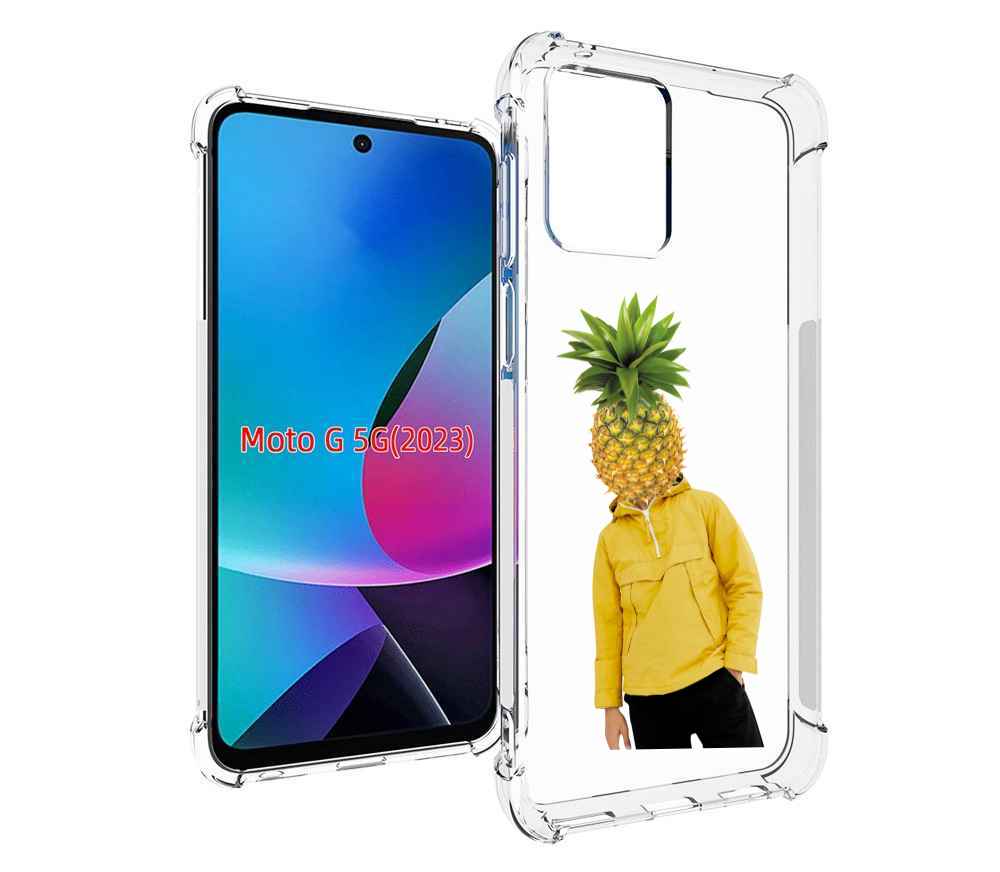 

Чехол MyPads ананасовая-голова для MOTO G 5G 2023, Tocco