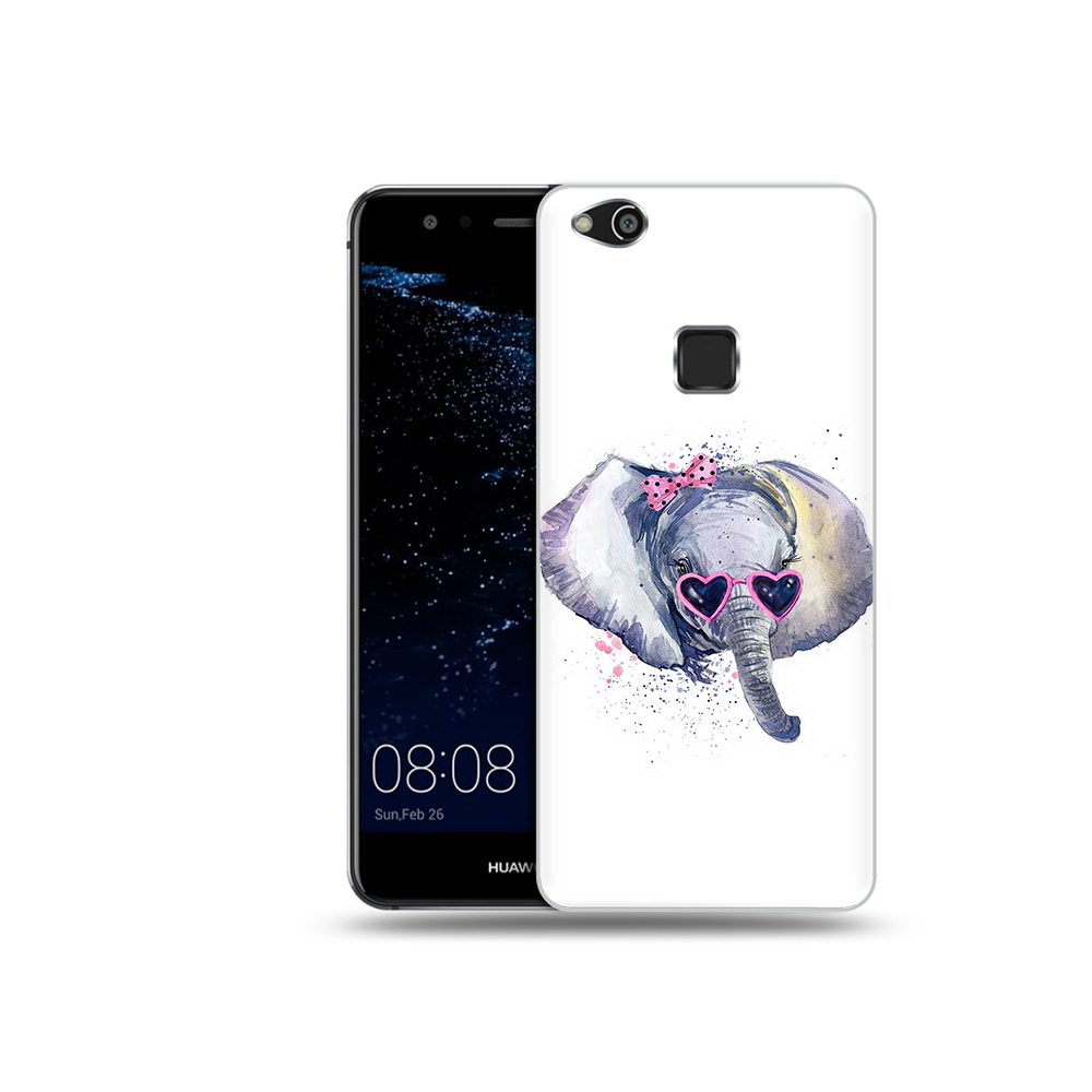 

Чехол MyPads Tocco для Huawei P10 Lite слоник в очках (PT62135.59.608), Прозрачный, Tocco