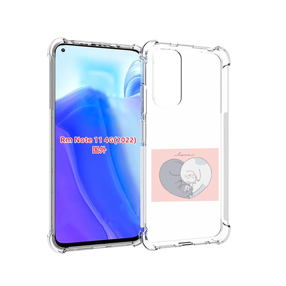 

Чехол MyPads котики-в-форме-сердца для Xiaomi Redmi Note 11 4G ( Глобальная версия ), Tocco