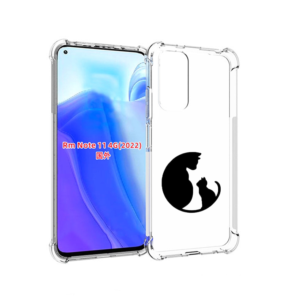 

Чехол MyPads коты в полукруге для Xiaomi Redmi Note 11 4G ( Глобальная версия ), Tocco