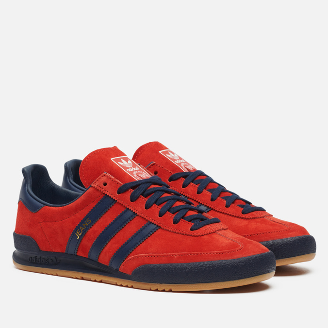 фото Кроссовки женские adidas jeans красные 45.5 eu