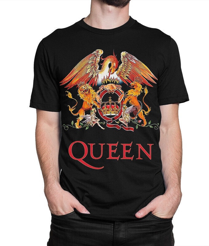 

Футболка мужская Dream Shirts Queen 1000279222 черная XS, Queen 1000279222