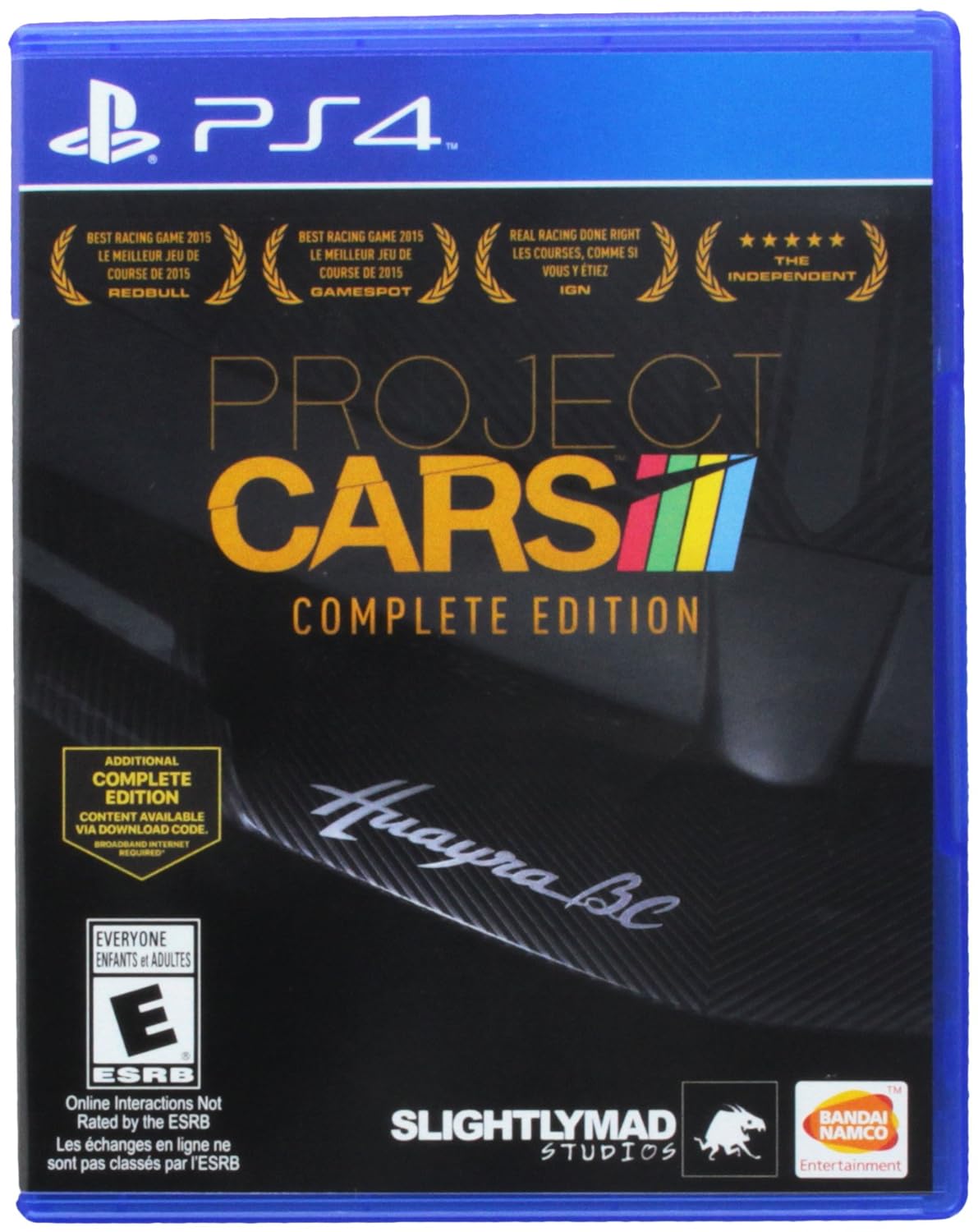 Игра Project CARS Complete Edition (PlayStation 4, полностью на английском языке)