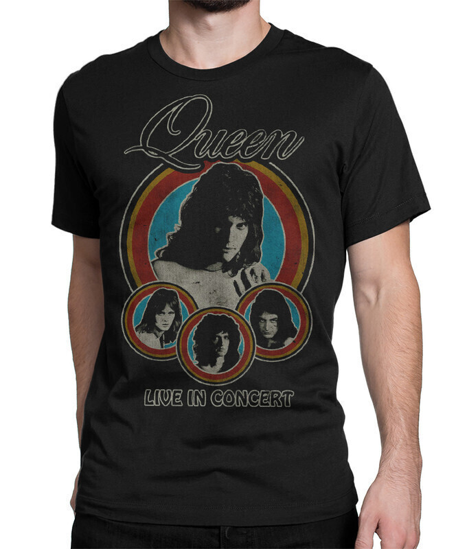 

Футболка мужская Dream Shirts Queen 1000280222 черная L, Queen 1000280222