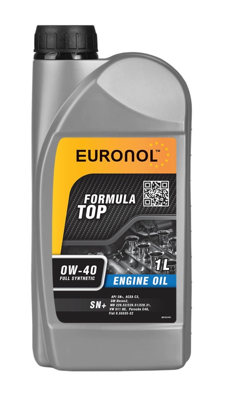 фото Моторное масло euronol top formula 0w40 1 л