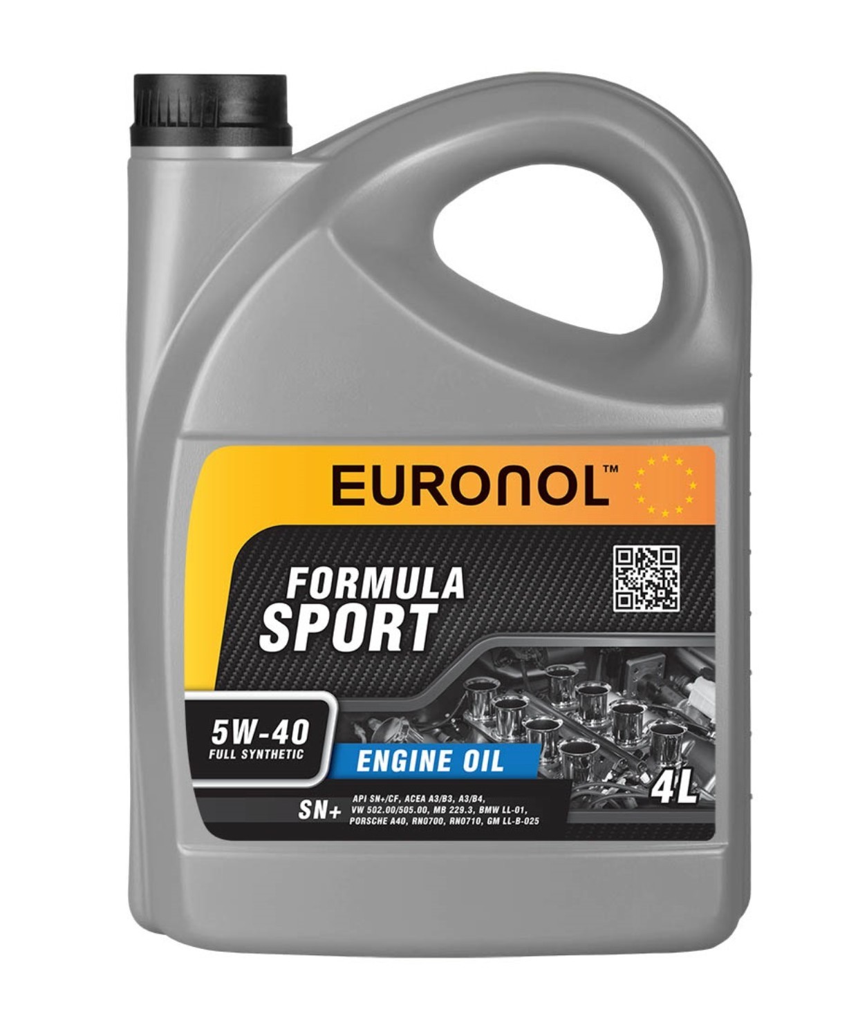 

Моторное масло Euronol Sport Formula 5W40 4л, Sport Formula