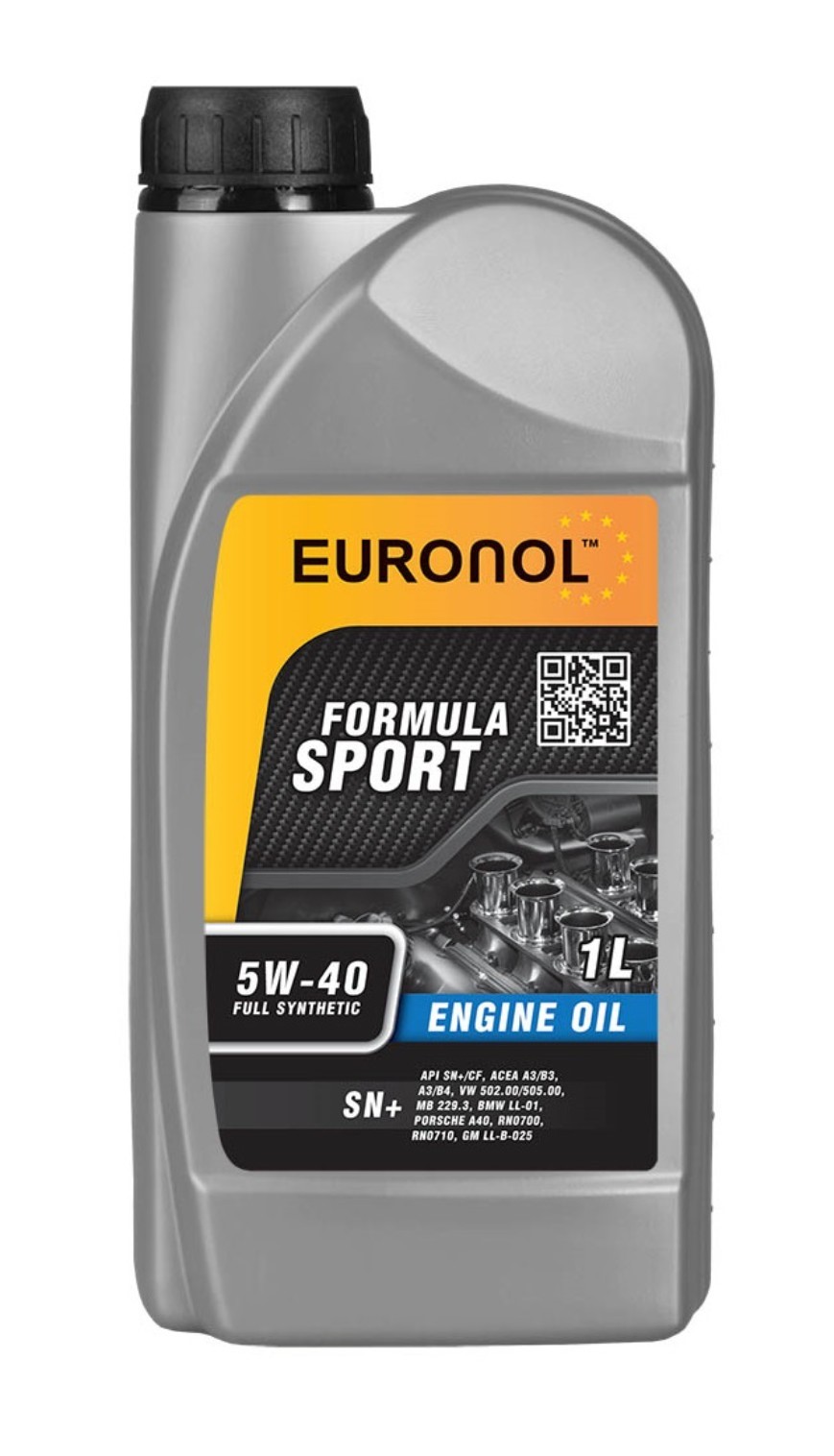 фото Моторное масло euronol sport formula 5w-40 sn+ 1l