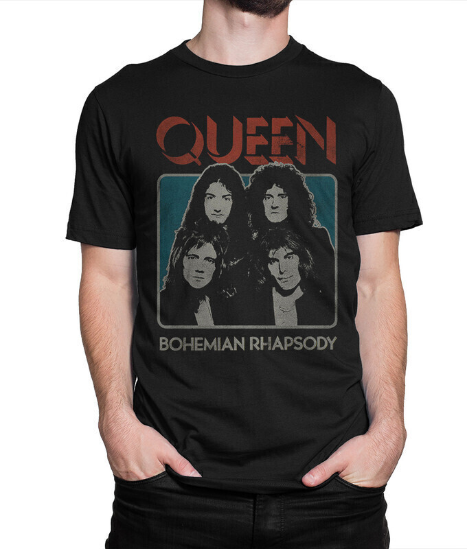 

Футболка мужская Dream Shirts Queen 1000281222 черная 3XL, Queen 1000281222