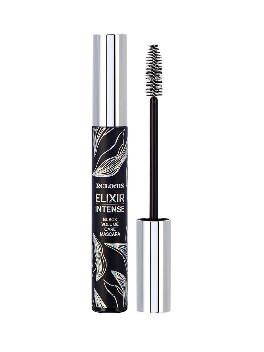 Тушь для ресниц Relouis Elixir Intense, объемная, черная relouis тушь для ресниц elixir intense mascara