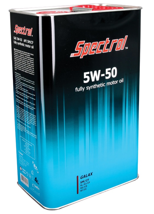 Моторное масло Spectrol Galax 5W50 4 л