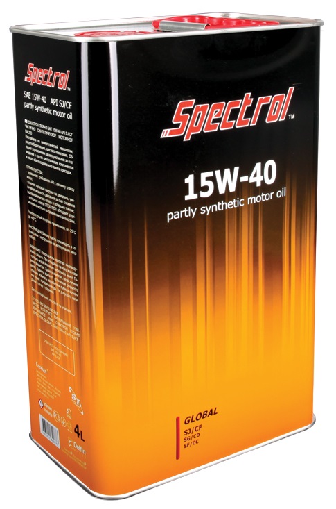 Моторное масло Spectrol Global 15W40 4 л