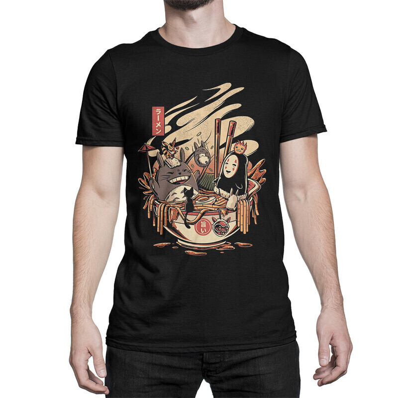 

Футболка мужская Dream Shirts Герои Студии Гибли 1000288222 черная 2XL, Герои Студии Гибли 1000288222