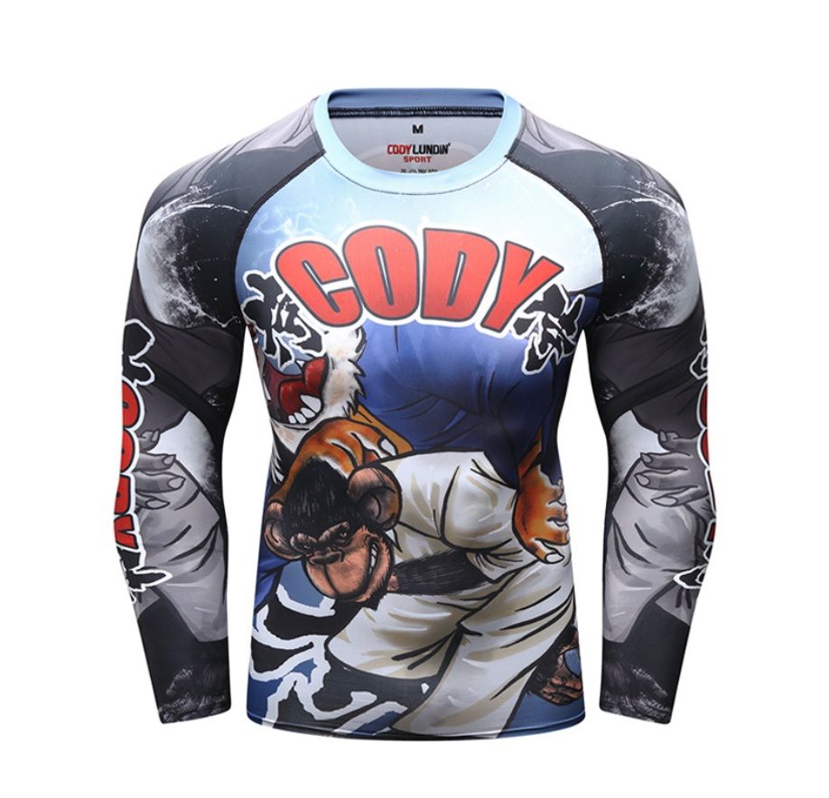 

Рашгард для ММА CODY LUNDIN Monkey CL9782 (р. M), Разноцветный, Monkey