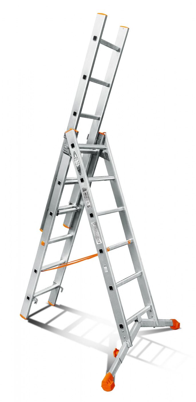 фото Лестница трехсекционная ювелир 3х6 эйфель