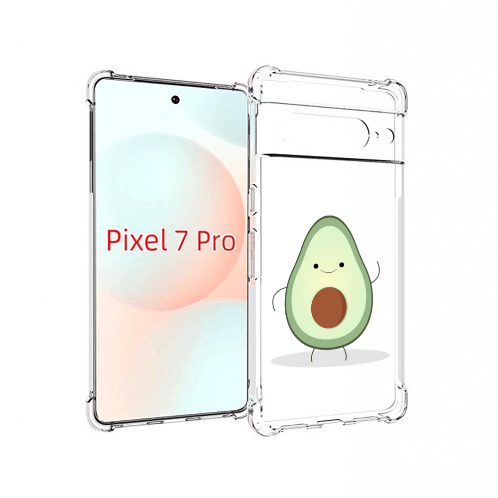 

Чехол Mypads Авокадик Для Google Pixel 7 Pro, Прозрачный, Tocco