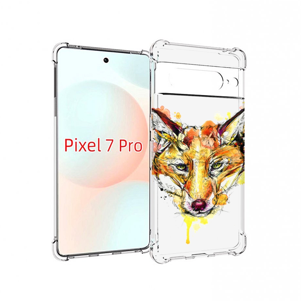 

Чехол Mypads Акварельная Лиса Для Google Pixel 7 Pro, Прозрачный, Tocco