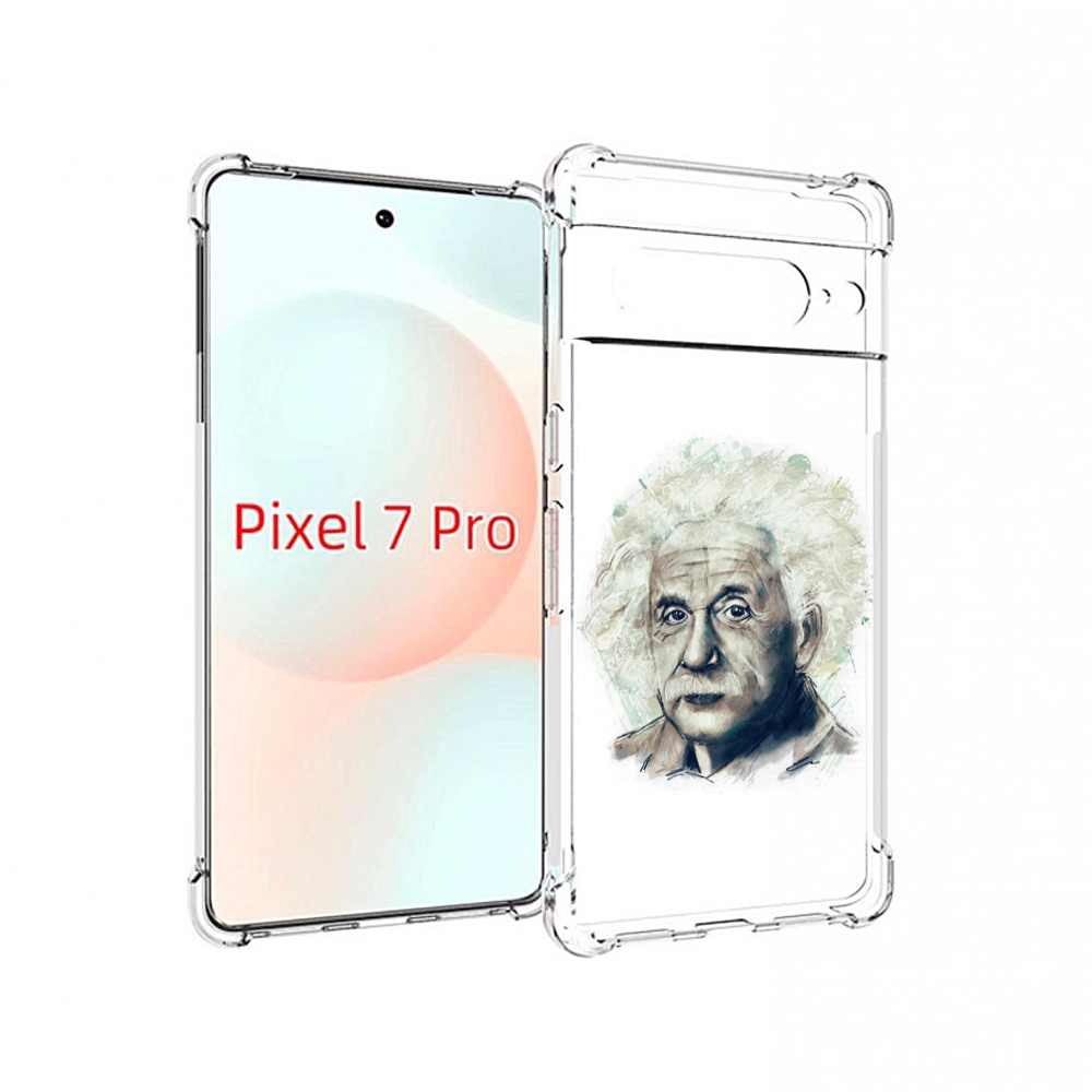 

Чехол Mypads Альберт Энштейн Для Google Pixel 7 Pro, Прозрачный, Tocco