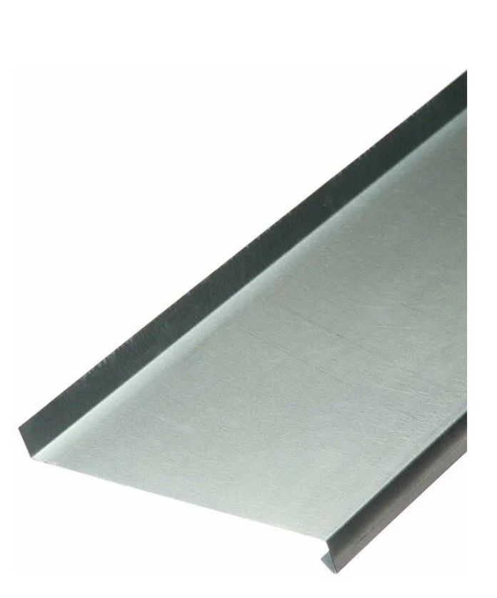 

Отлив для окон металлический (цинк) глубина 70 мм длина 2000 мм, Серебристый