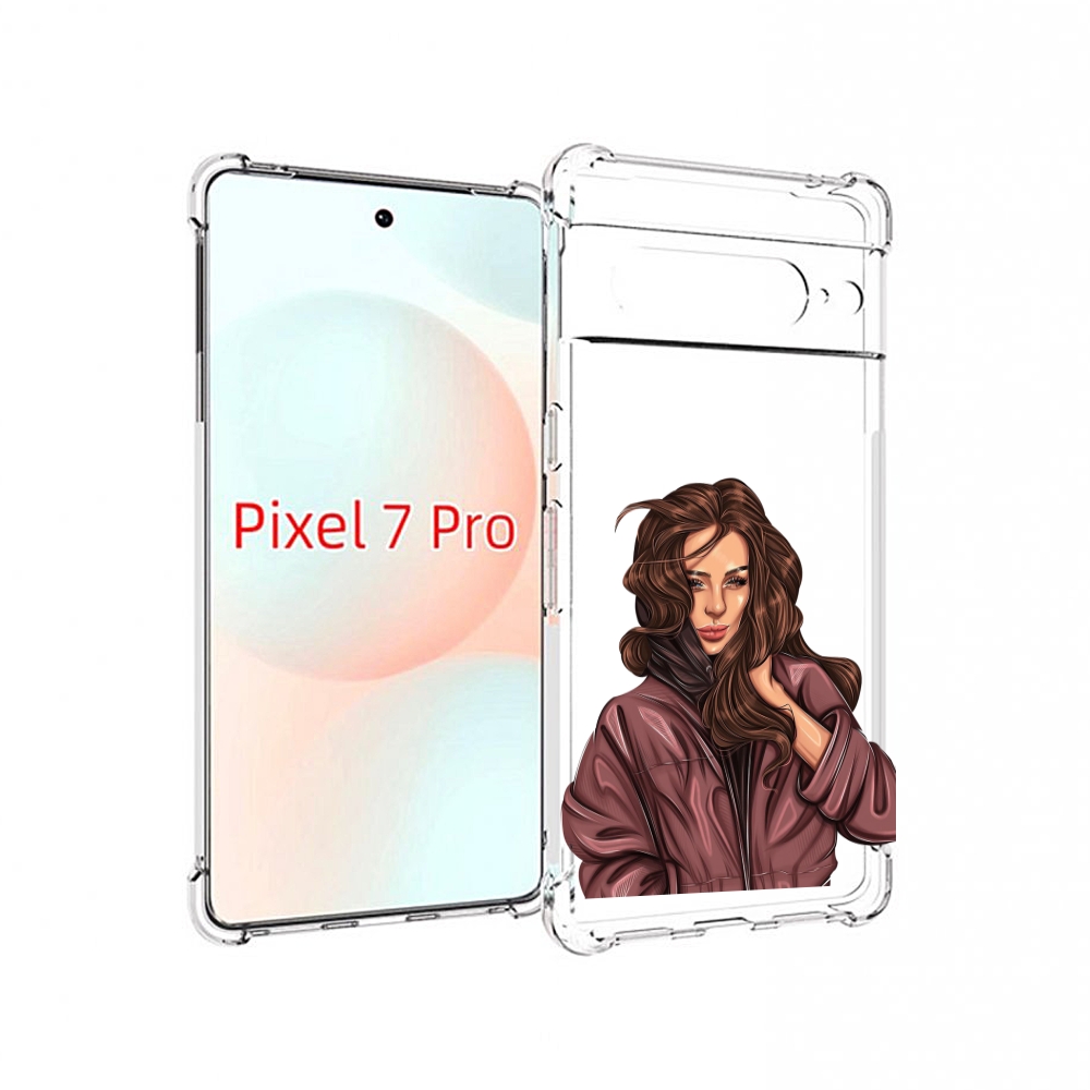 

Чехол Mypads Арт-Рисунок-Девушки Для Google Pixel 7 Pro, Прозрачный, Tocco